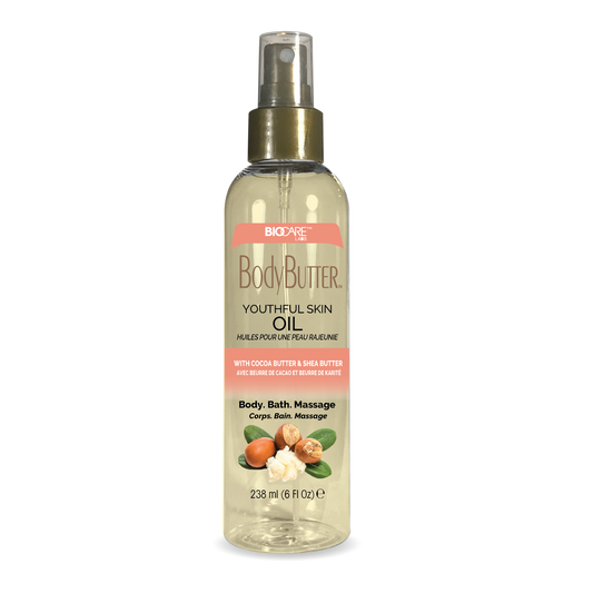 YOUTHFUL SKIN BODY OIL with COCOA BUTTER & SHEA BUTTER