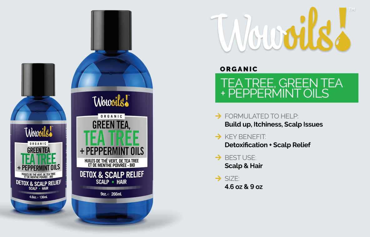 GREEN TEA, TEA TREE + PEPPERMINT OIL - WOWOILS!™