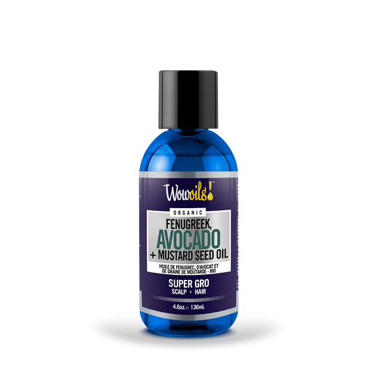 GROWTH OIL- SUPER GRO (FENUGREEK, AVOCADO + MUSTARD SEED OIL)  - WOWOILS!™