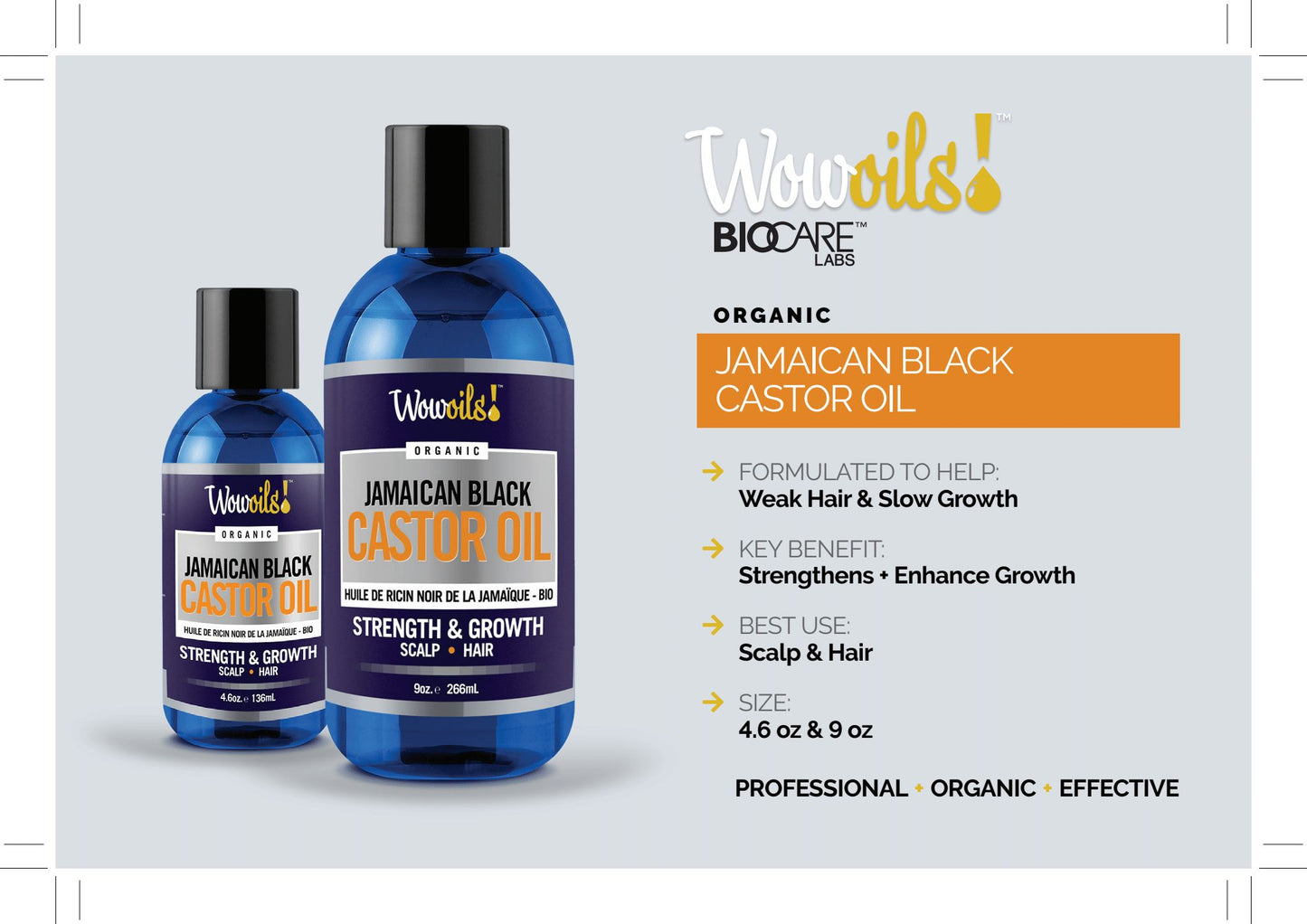 JAMAICAN BLACK CASTOR OIL  - WOWOILS!™