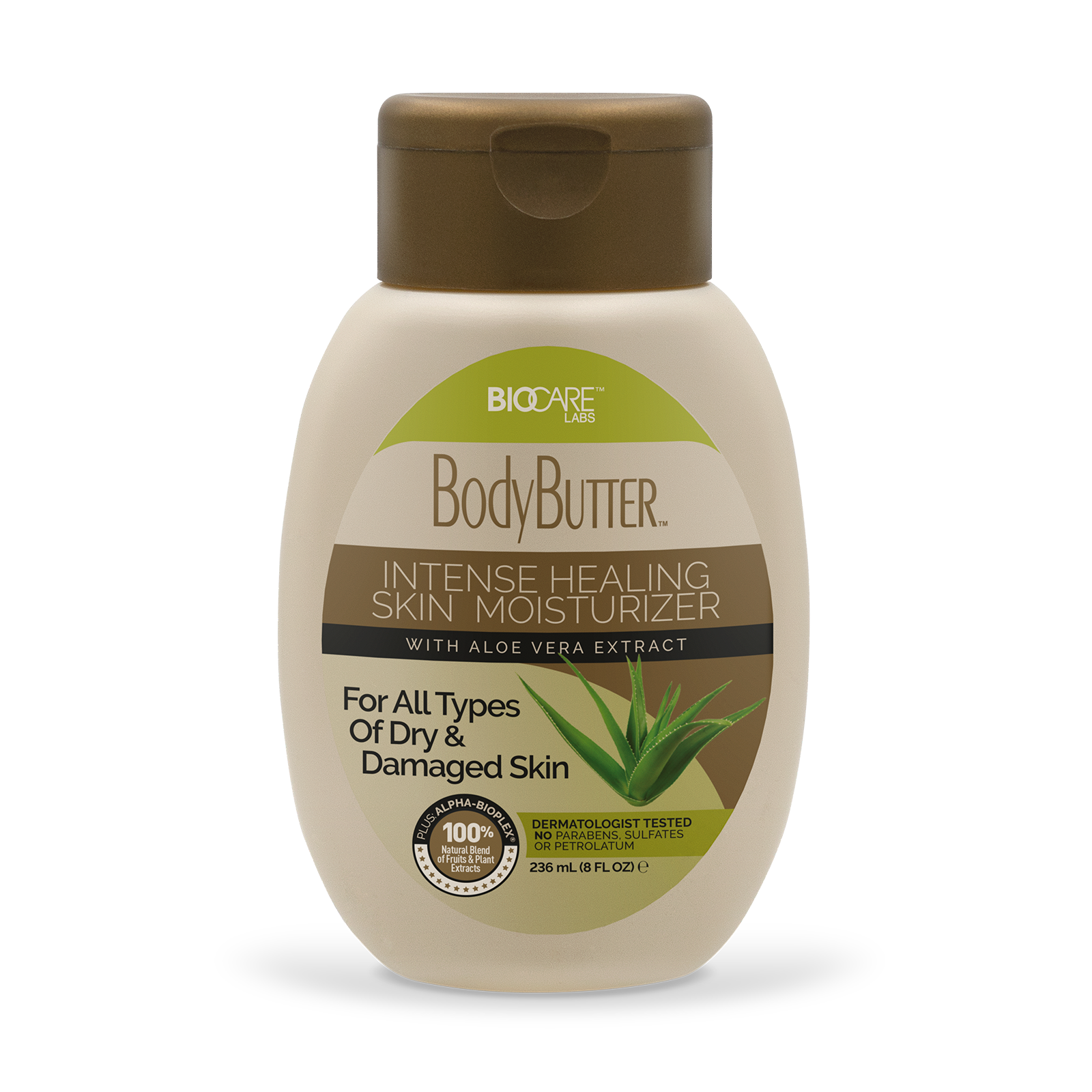 8 oz container of BodyButter™ With Aloe Vera Extract, Cucumber Extract, & Alpha-Bioplex ®