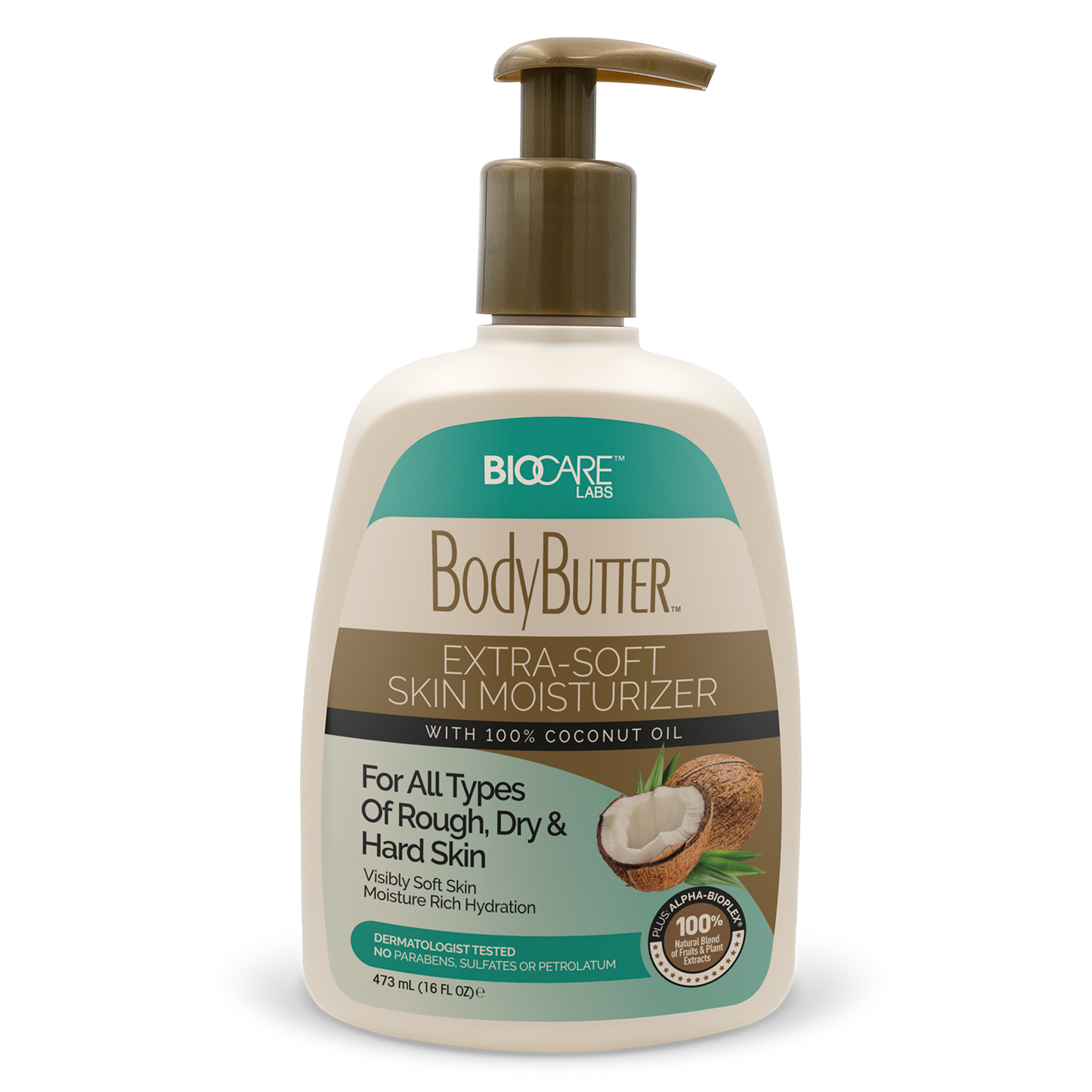 16 oz container of BodyButter™ With Coconut Oil, Shea Butter, & Vitamin E
