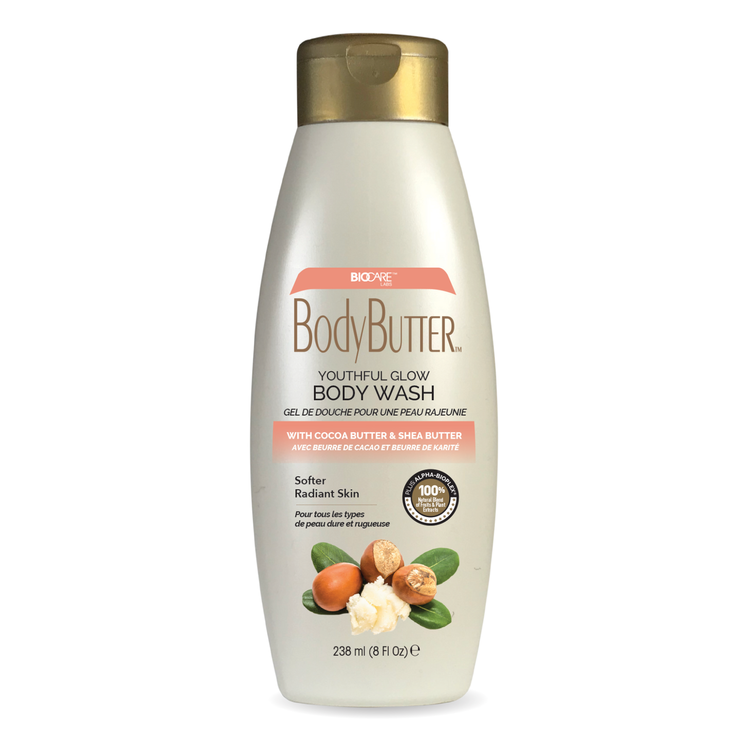 YOUTHFUL GLOW BODY WASH with COCOA BUTTER & SHEA BUTTER