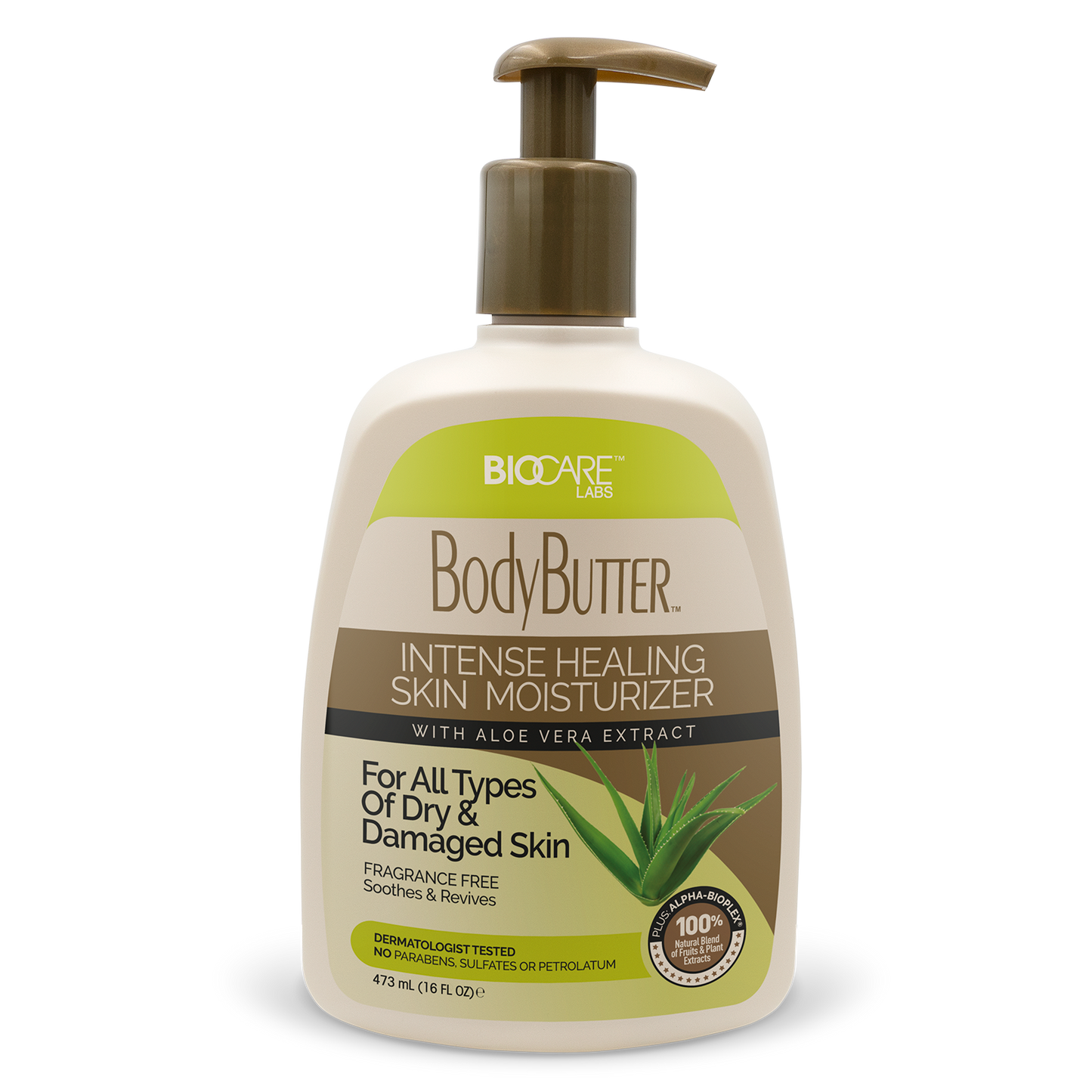 16 oz container of BodyButter™ With Aloe Vera Extract, Cucumber Extract, & Alpha-Bioplex ®