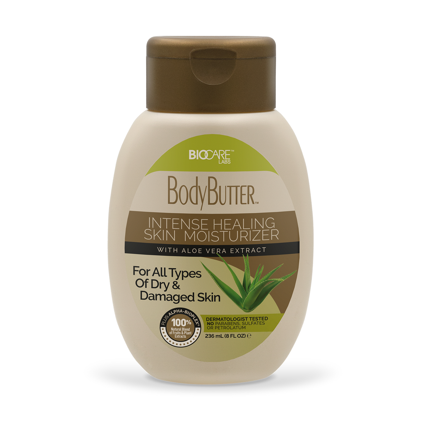 8 oz container of BodyButter™ With Aloe Vera Extract, Cucumber Extract, & Alpha-Bioplex ®